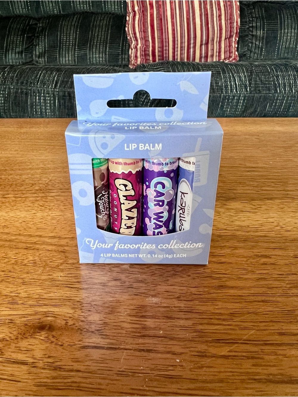 Assorted Lip Balm 4-Pack – Hydrating Flavor Trio